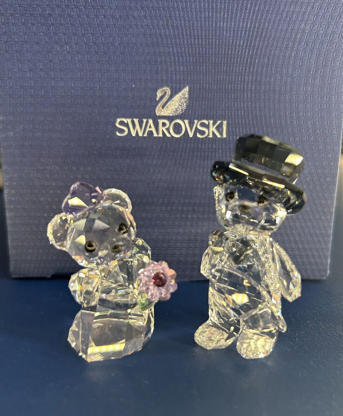 Swarovski Kris Bear You & I, Item # 1096736 NEW in Box (Set Of 2 Figurines).