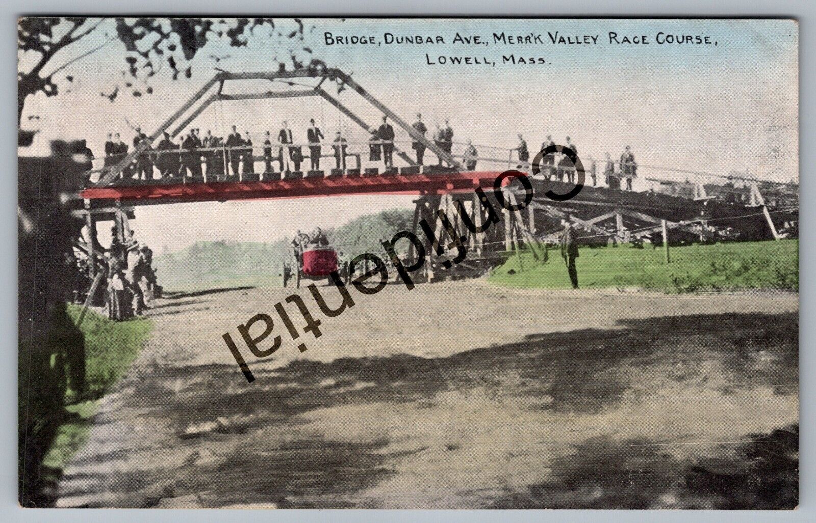 Early Auto Racing Merrick Valley Race Course At Lowell MA Massachusetts L147