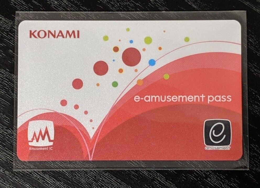 SHIPS FROM USA NEW Konami e-AMUSEMENT PASS Card Amusement IC e-Amuse DDR IIDX