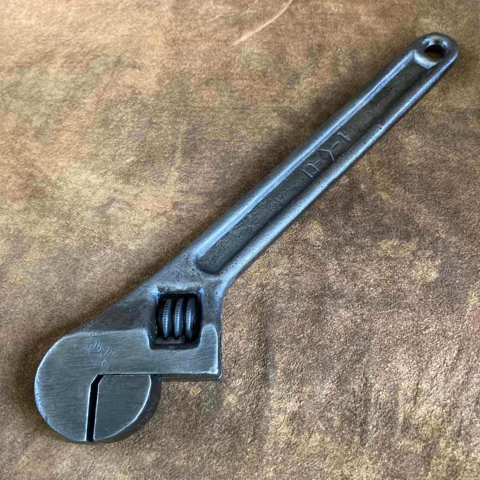 Vintage Soviet Adjustable Steel Wrench Spanner USSR