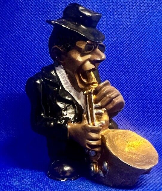Vintage American Jazz Saxaphone Player Figurine