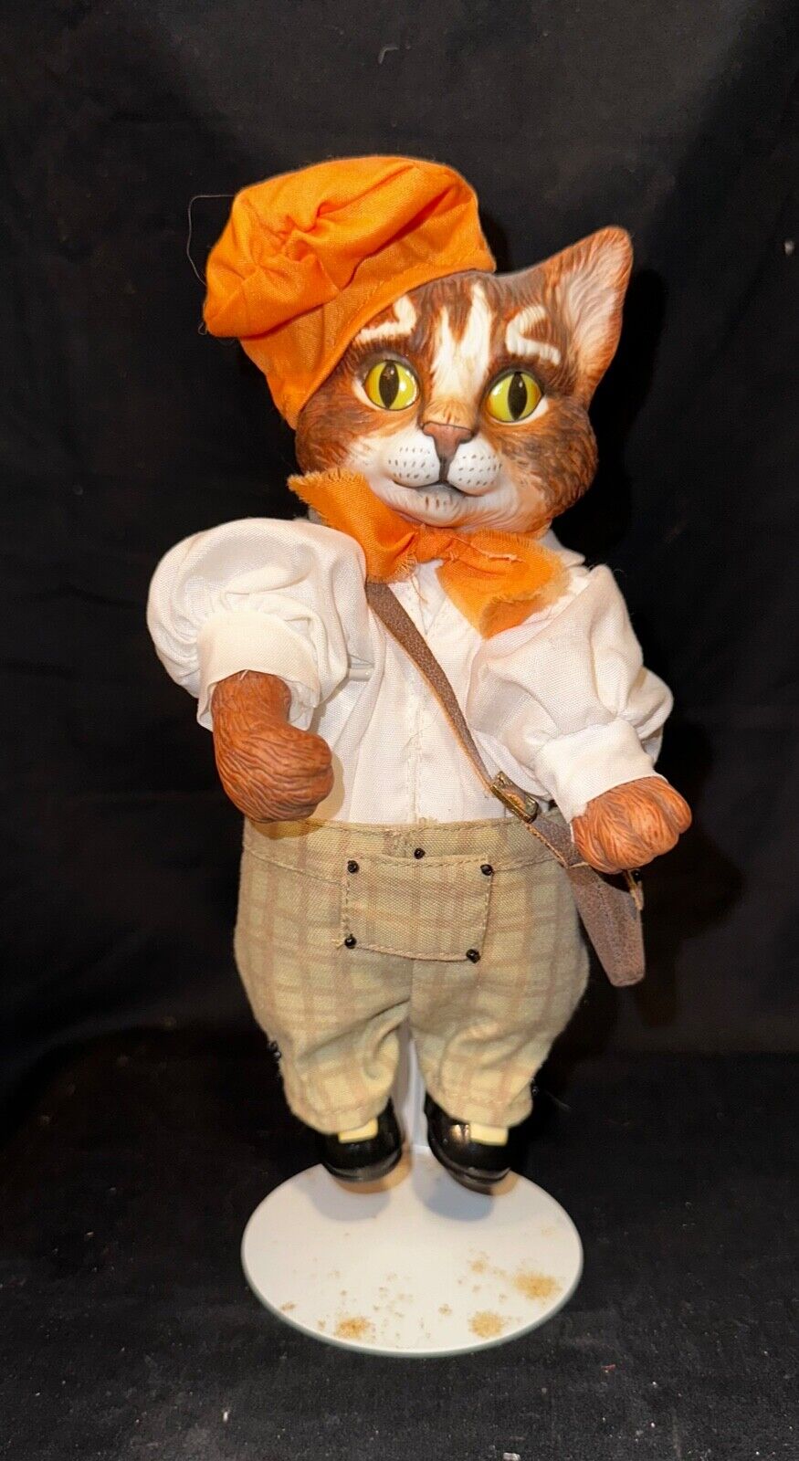 Vintage 1987 Franklin Mint Colonial Colony Cats Porcelain Doll