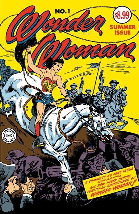Wonder Woman #1 1942 Facsimile G Peter Cvr B FOIL DC Comics 2023 1st Print NM