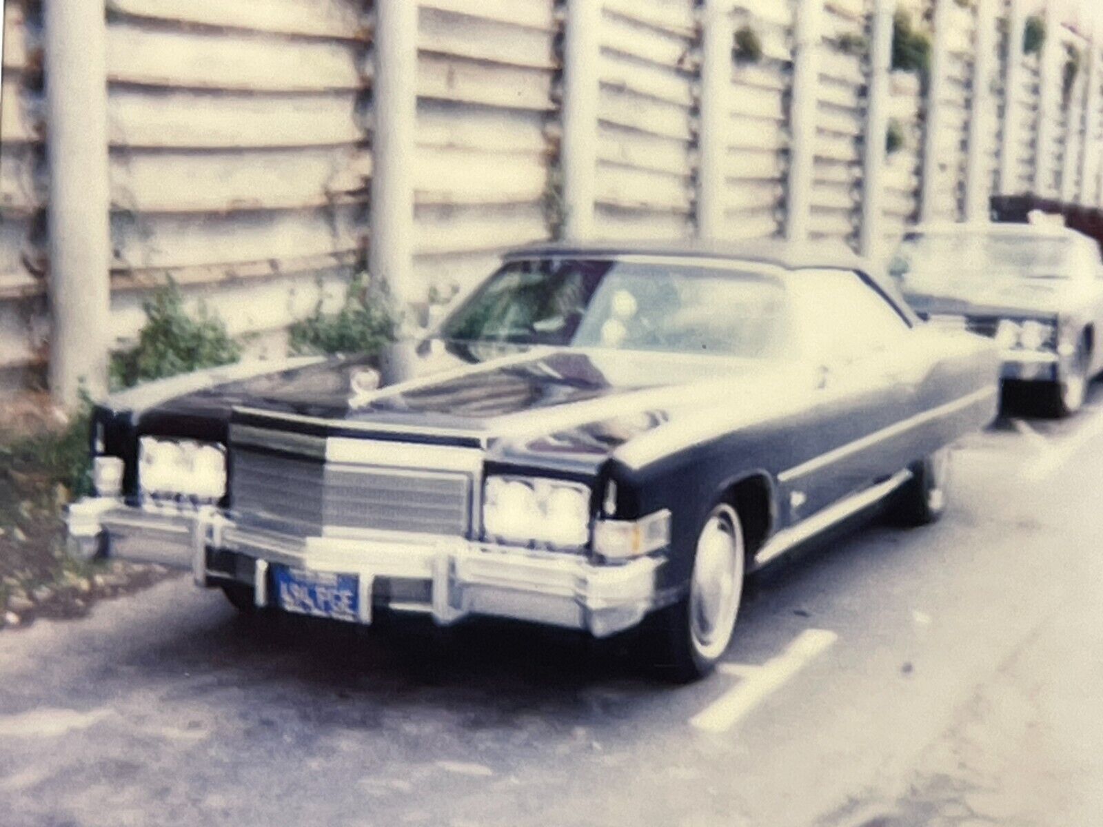 CCF 2 Photographs From 1980-90's Polaroid Artistic Of A 1974 Eldorado Cadillac 