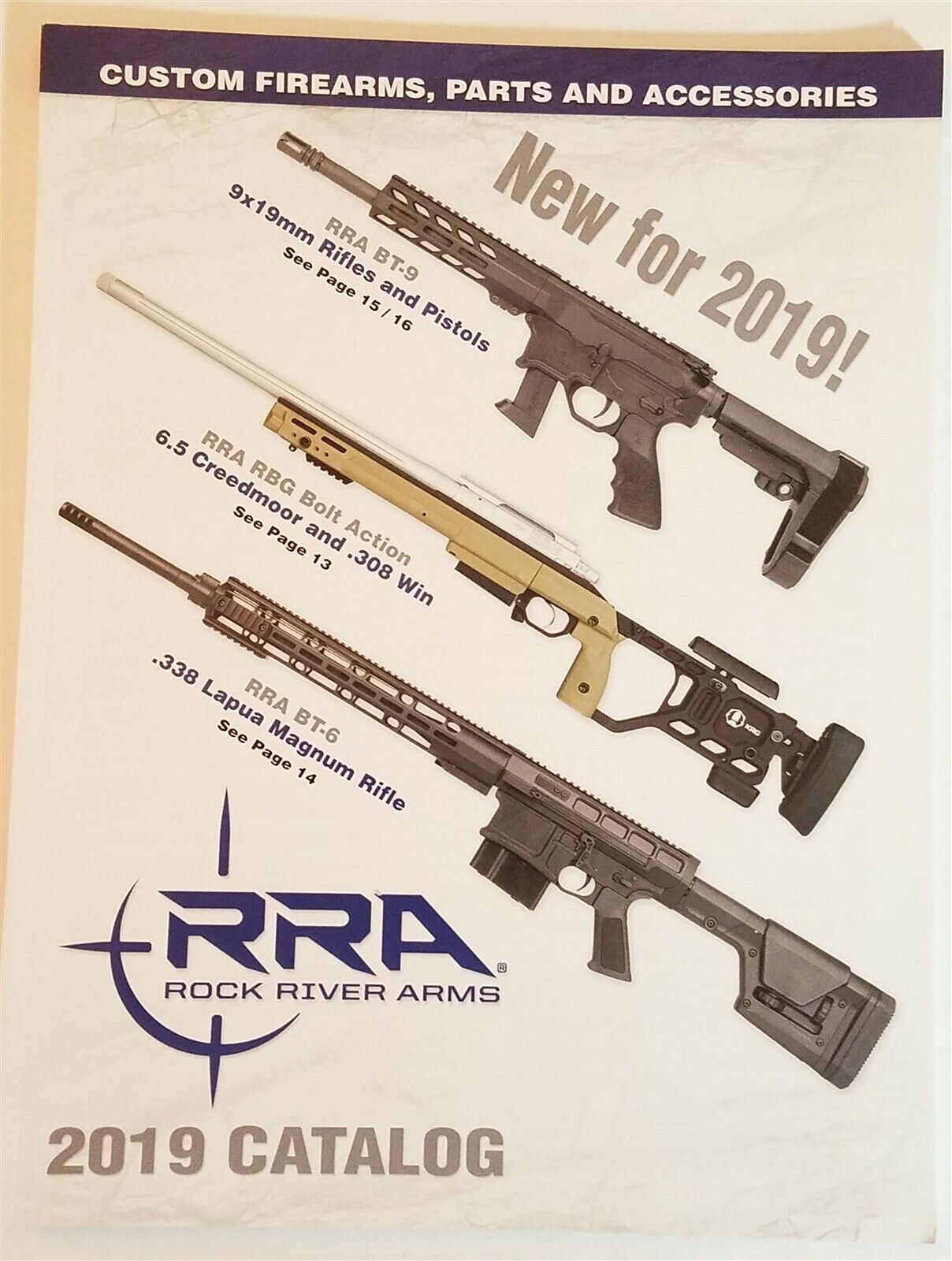 RRA Rock River Arms 2019 Product Catalog Booklet 91 Pages Military