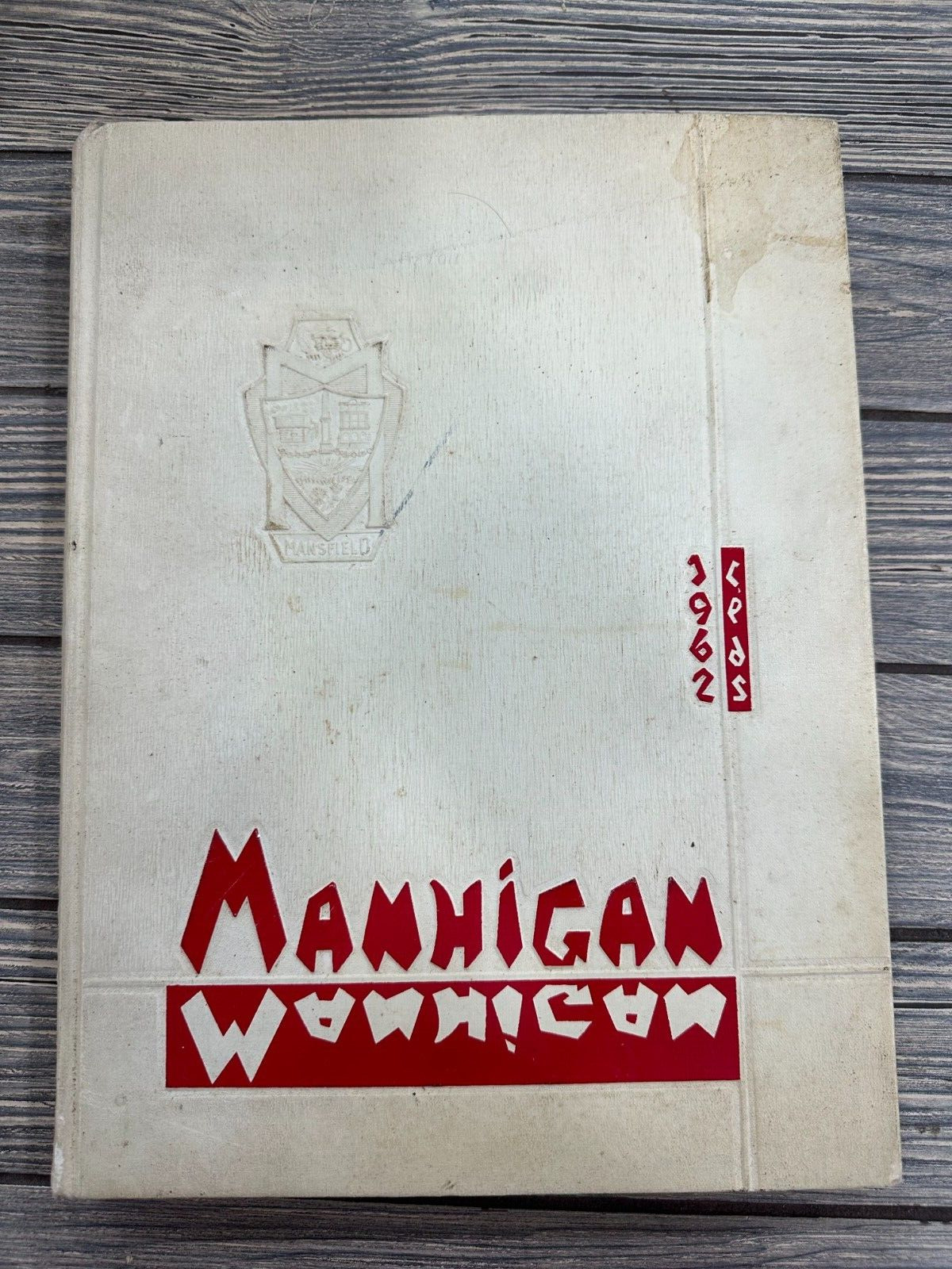Vintage 1962 Mansfield Manhigan Senior High School Yearbook Ohio
