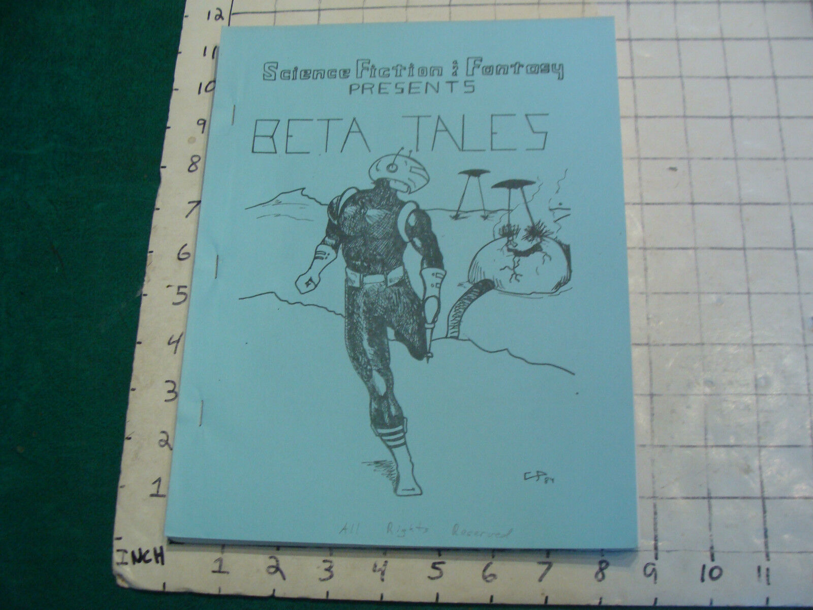 vintage original Sci. Fi ZINE: BETA TALES 1984, lots of pages but not numbered 