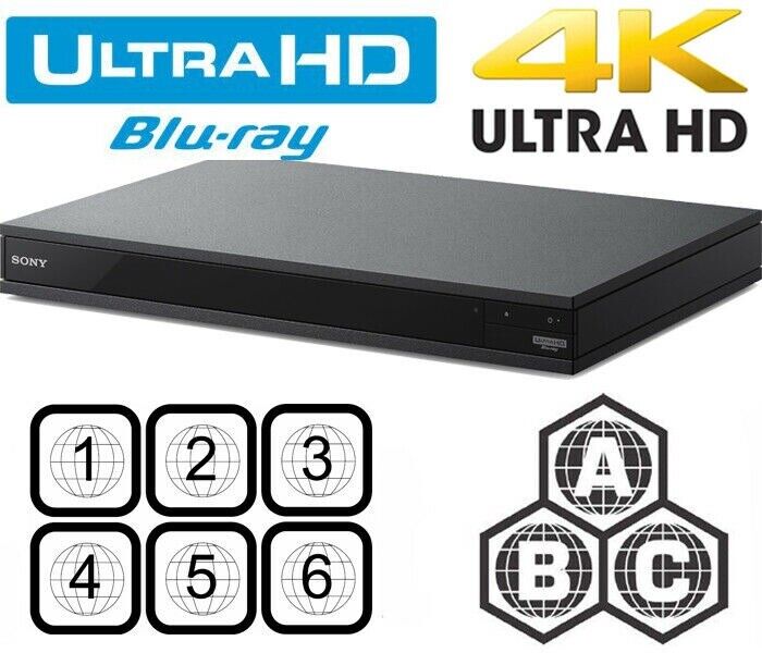 Sony UBP-X800 Ultra HD Blu-ray DVD Player 4K HDR CD Hi-Res Audio NEW SEALED