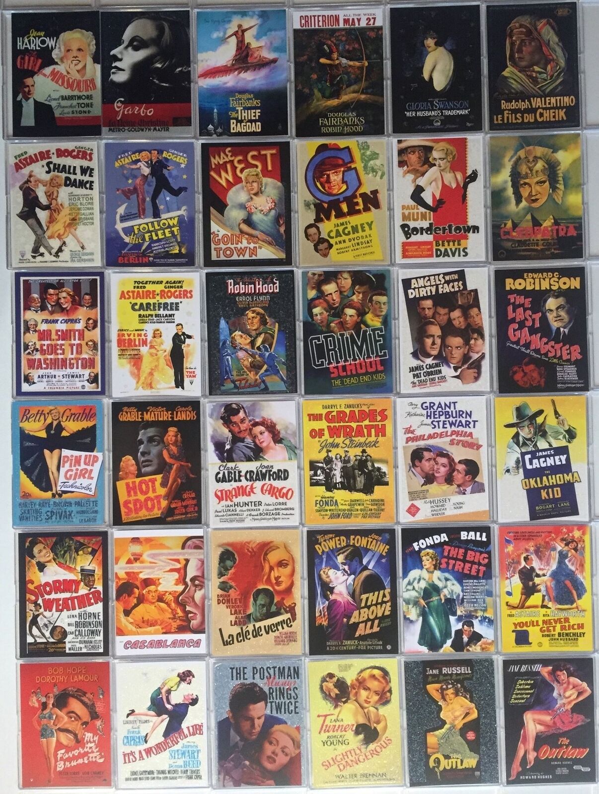 Movie Posters Classic Vintage Movie Posters Series 1 Breygent Base Card Set