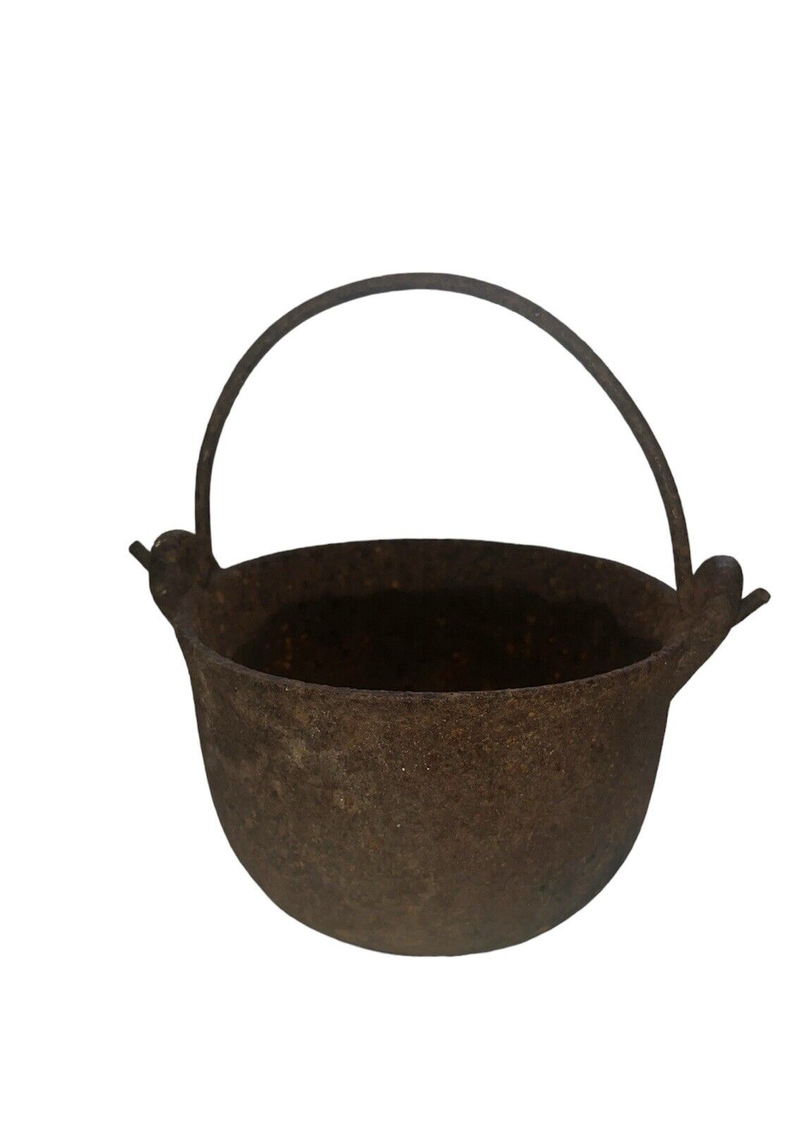 Antique vintage cast iron cauldron kettle pot Rustic