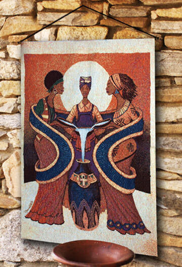 Still Waters African American Women Tapestry Wall Hanging