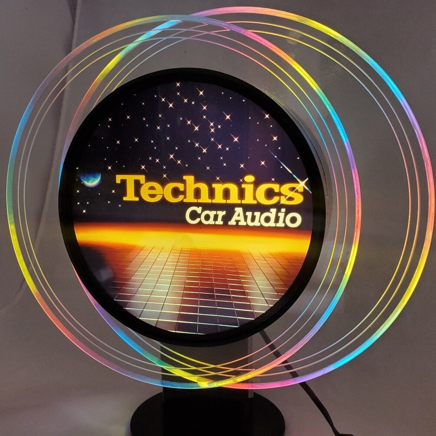 Technics Car Audio Light Lamp Display Promotional Turntable Fiber Optic HI FI