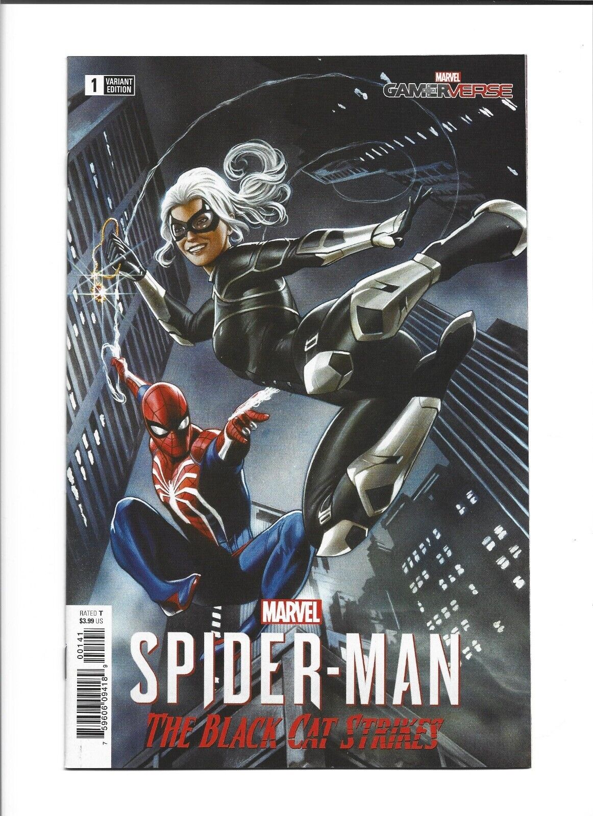 SPIDER-MAN : Black Cat Strikes 1 ( Granov 1:10 Variant) Hot Marvel comics  NM