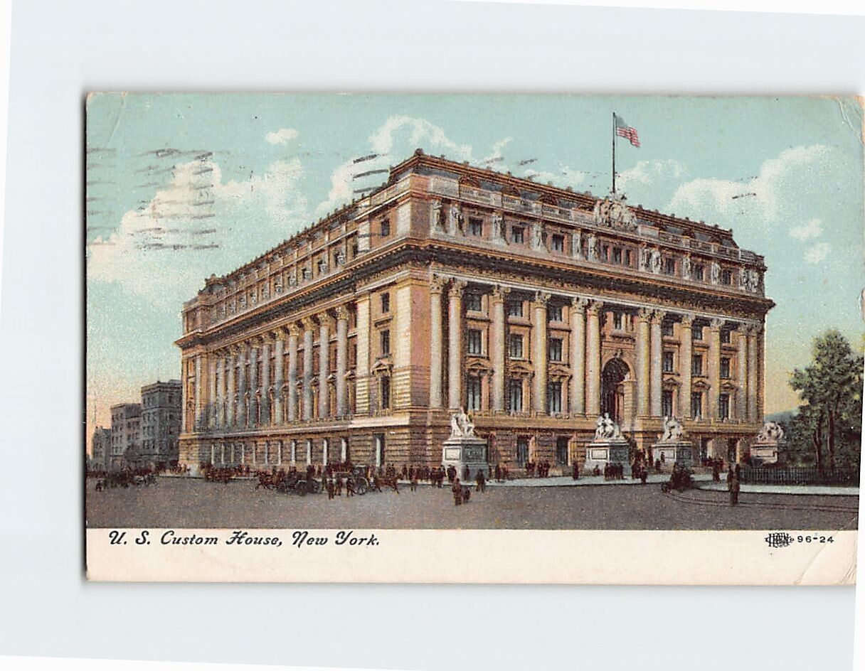 Postcard U.S. Custom House, New York City, New York