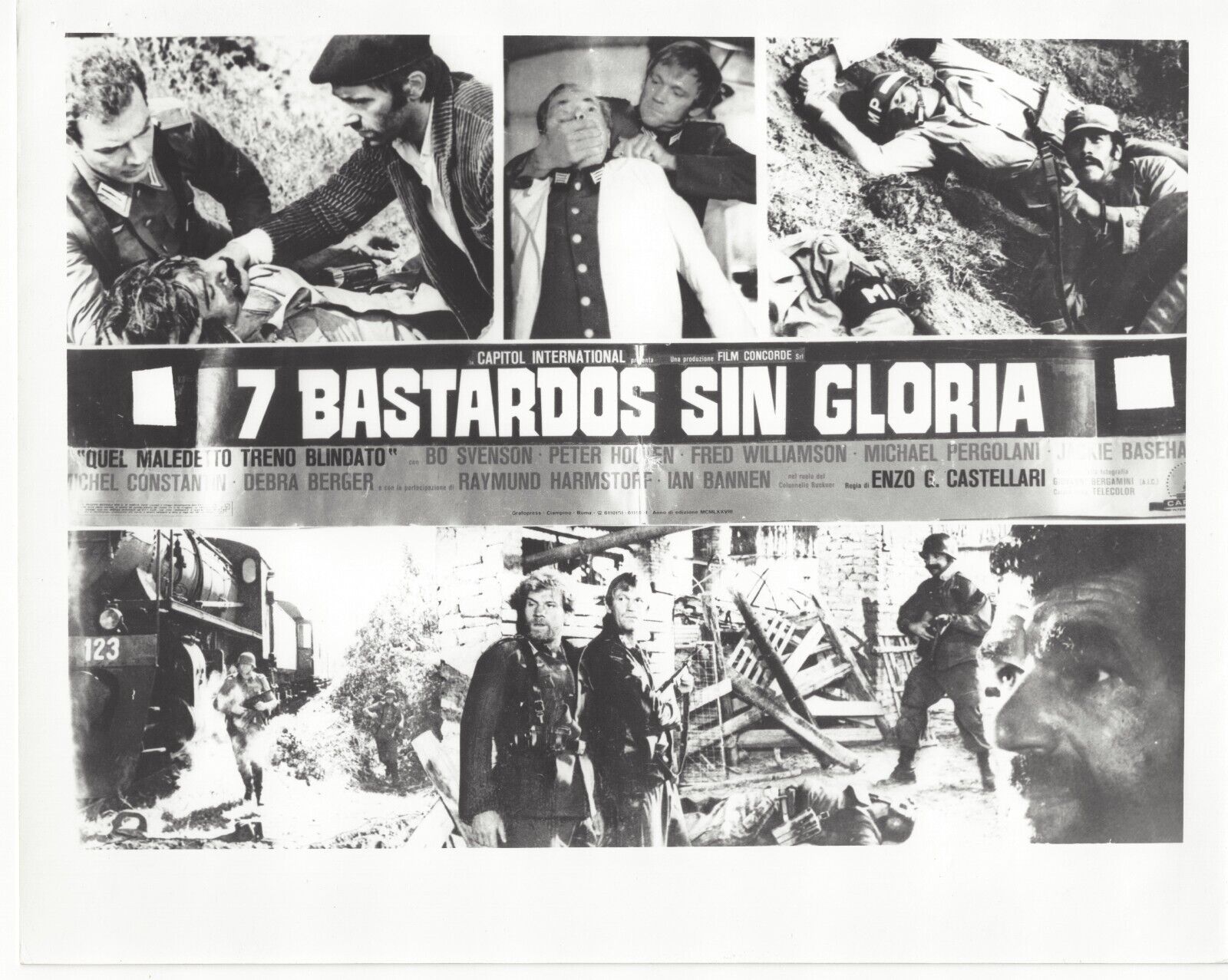 Inglorious Bastards~7 Bastardos Sin Gloria~Micheal Pergolani~Movie Press Photo
