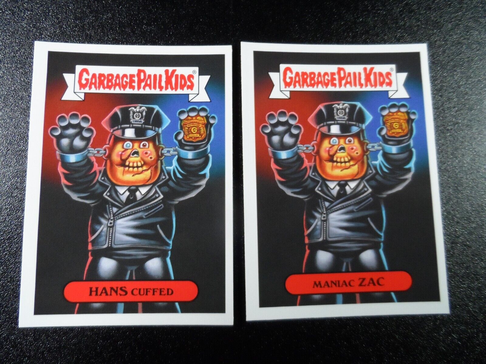 Maniac Cop Bruce Campbell Spoof Garbage Pail Kids 2 Card Set