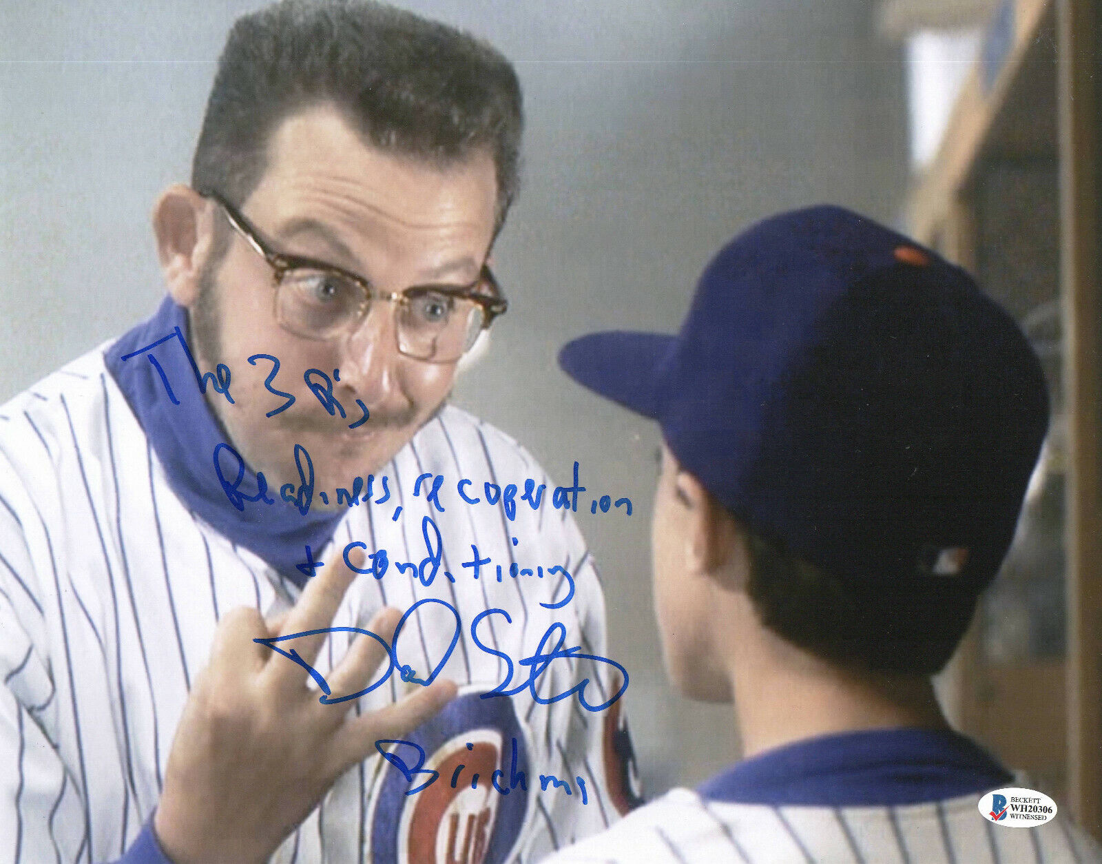 DANIEL STERN SIGNED AUTOGRAPH 'ROOKIE OF THE YEAR' 11X14 PHOTO BECKETT BAS 59