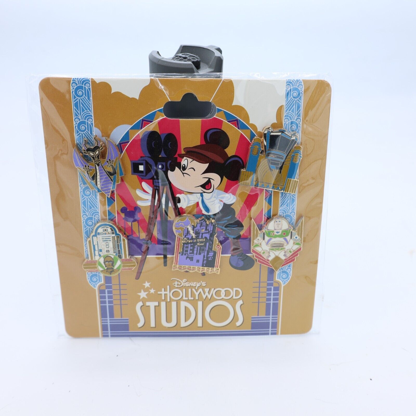 Disney Hollywood studio attractions 5 pin booster pack