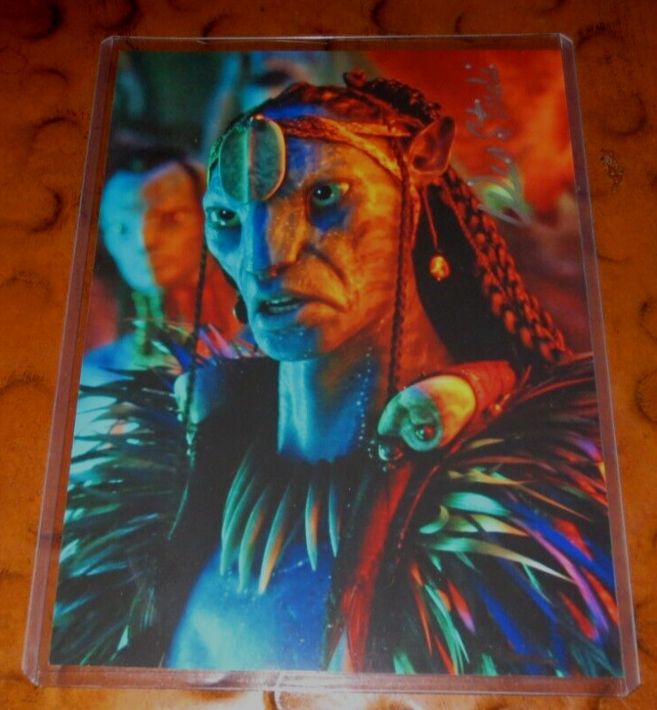 Wes Studi signed autographed photo Neytiri\'s father clan leader  in Avatar 2009
