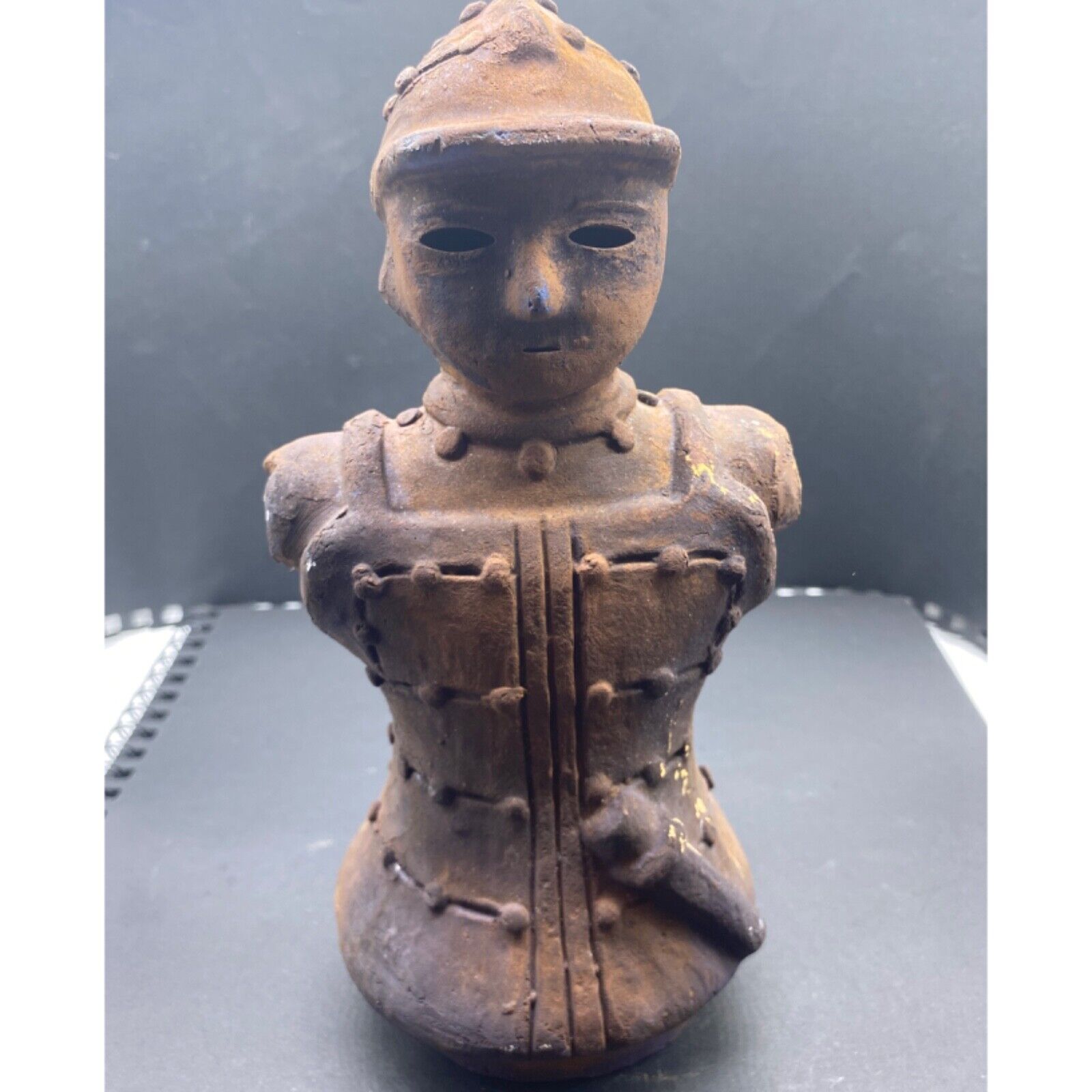 Rare Ancient Indus Valley Civilization Terracotta Figurine of a Standing Fighter