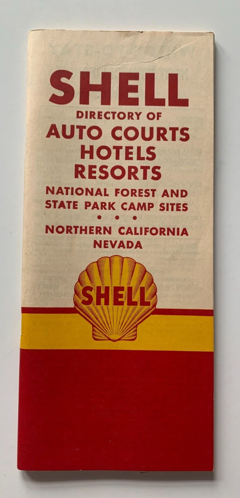 1948 Shell Oil Directory Auto Courts Hotels Resorts Northern California Nevada