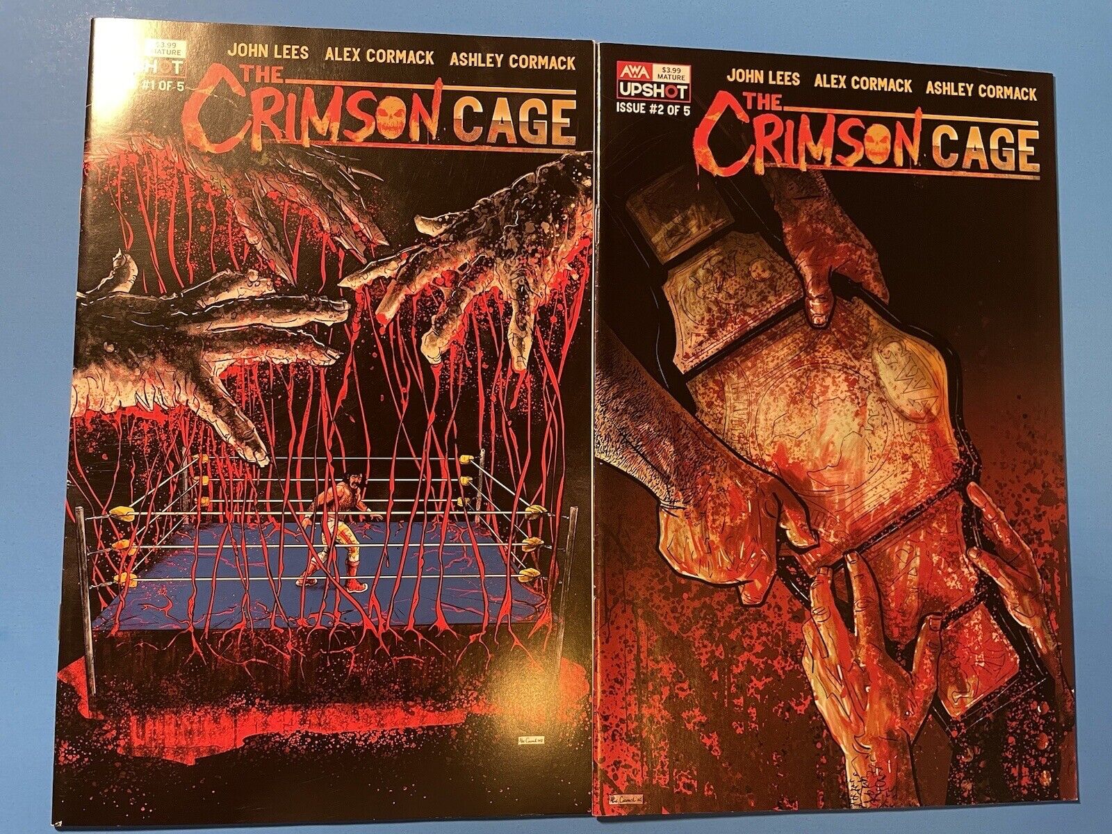 The Crimson Cage #1 (AWA Studios (Artists Writers & Artisans), 2022) 1,2,3 Of 4