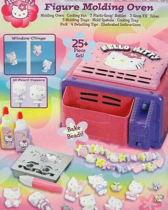 USA SELLER Sanrio Hello Kitty Patti-Goop Oven 2003 Vintage Toy Figure Mold NEW