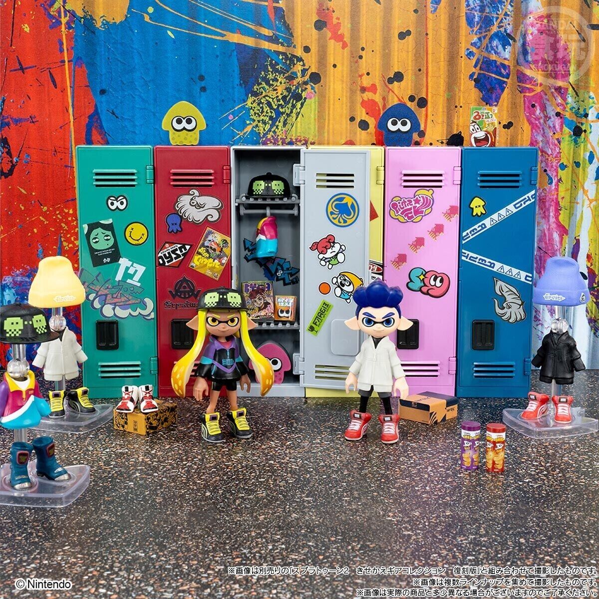 Splatoon 3 - Locker Collection Random color BANDAI Candy Toy One Locker