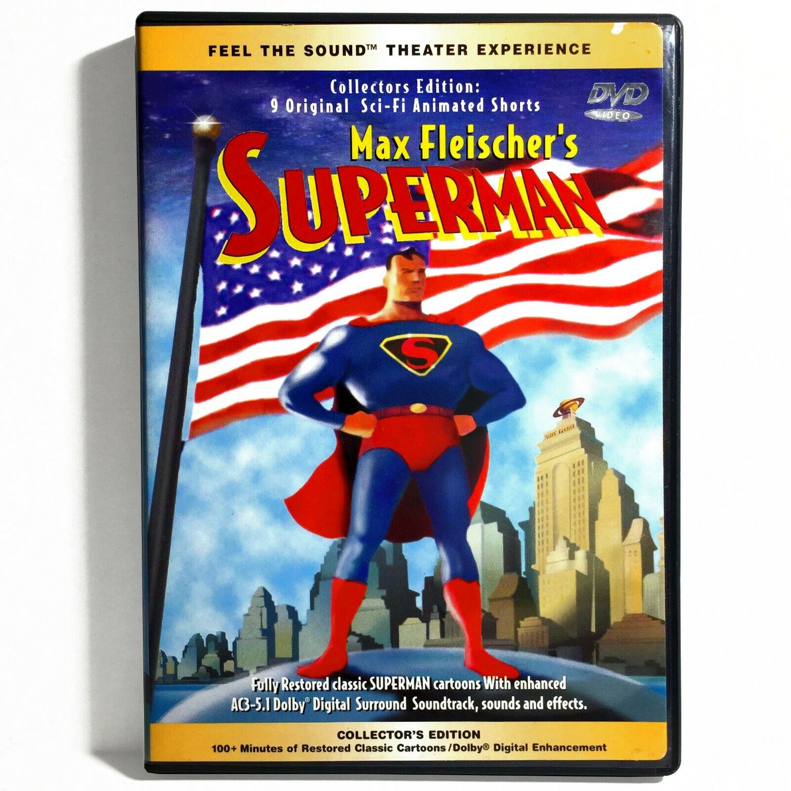 Max Fleischer\'s Superman (DVD, 1941, Full Screen, Color)   Approx. 100 Min. 
