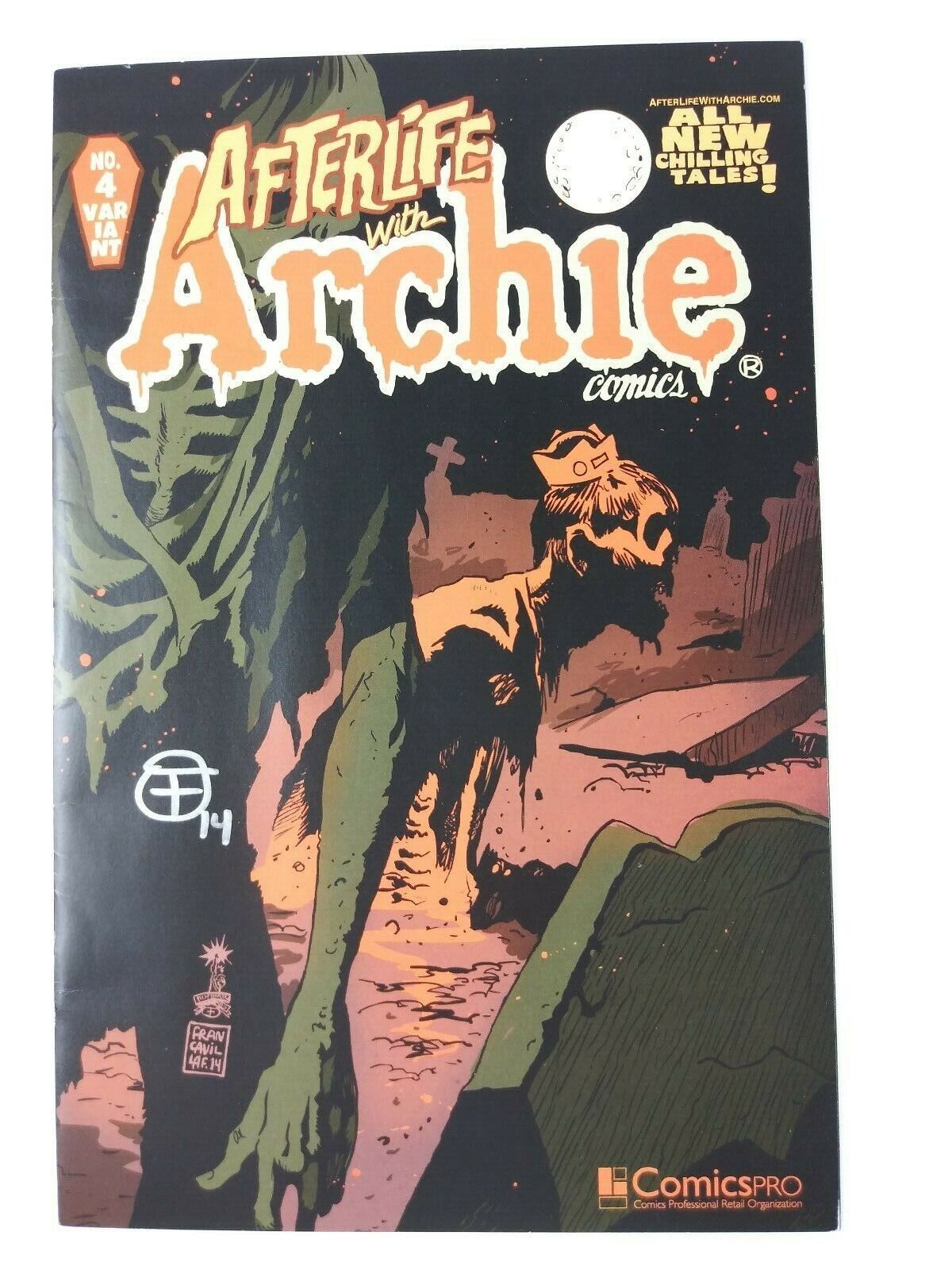 Afterlife With Archie #4 Archie 2014 Variant Signed Comics Pro VF
