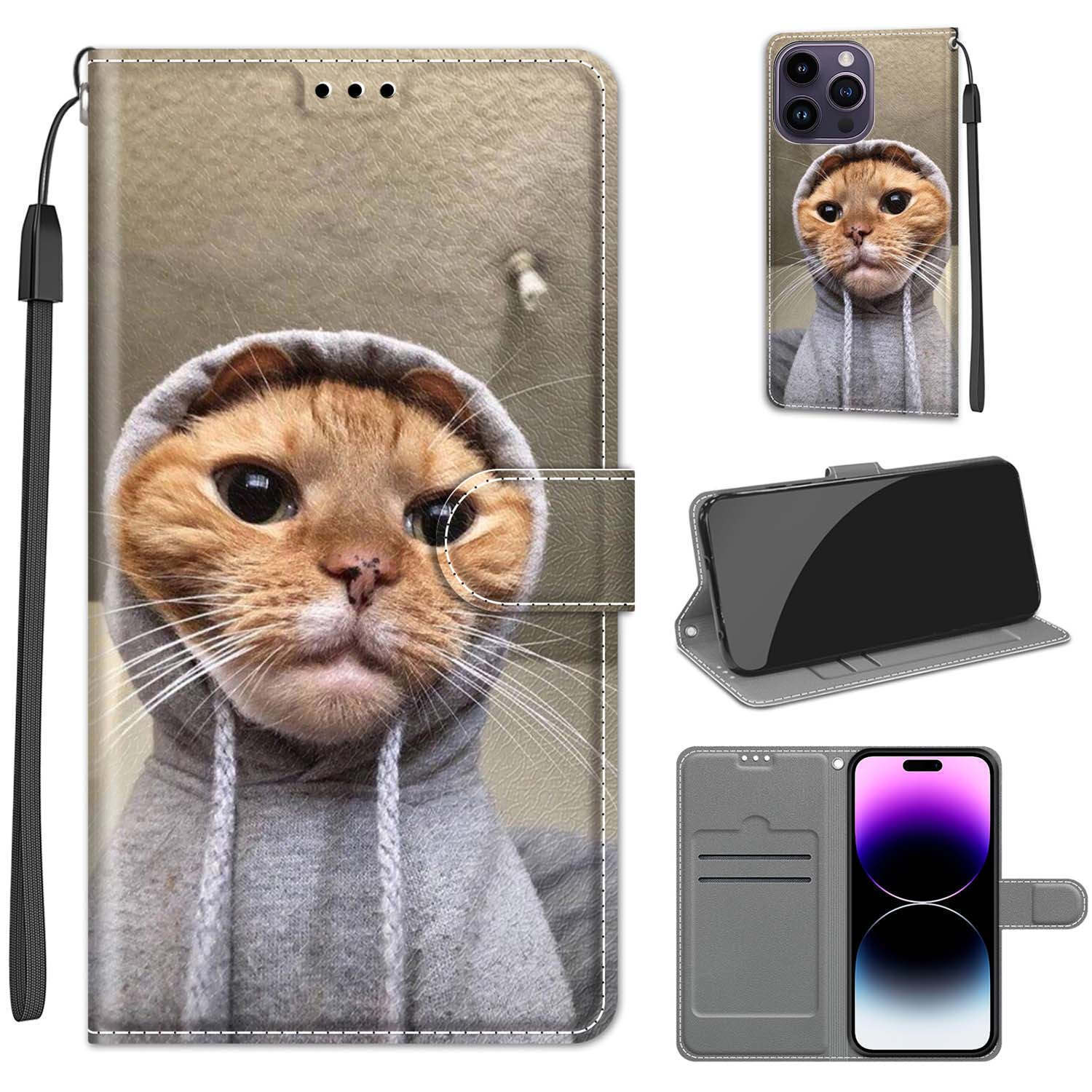 Cat Phone Case For iPhone Huawei Xiaomi Redmi OPPO Motorola Sony Samsung Google