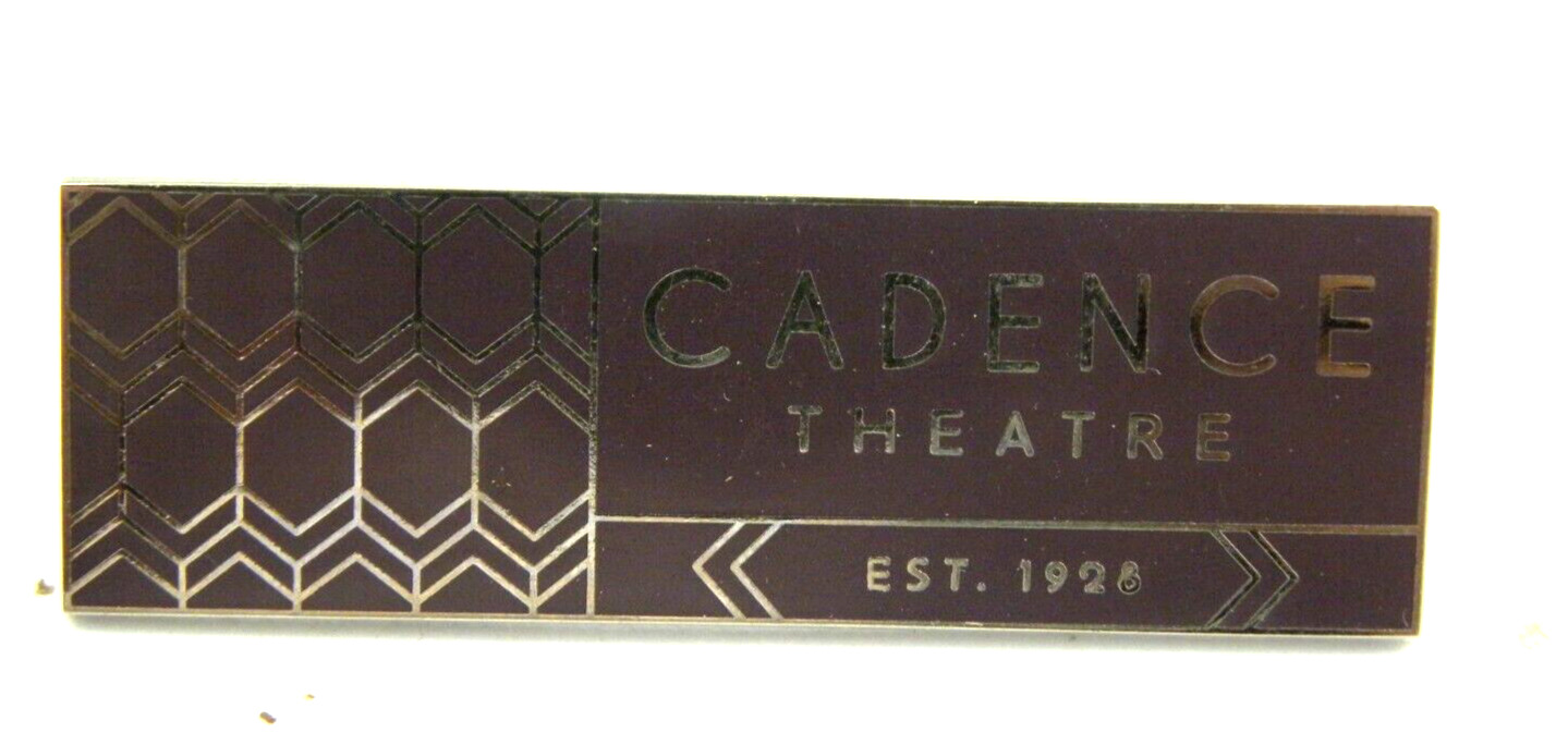 Cadence Theater Pin Enamel Richmond Virginia Performing Arts Hat Lapel