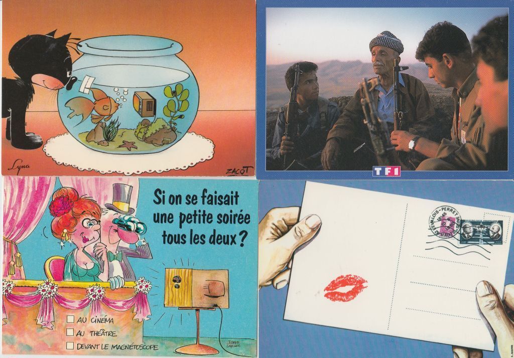 TV SERIES French 200  Postcards mostly 1950-1990 (L4245)