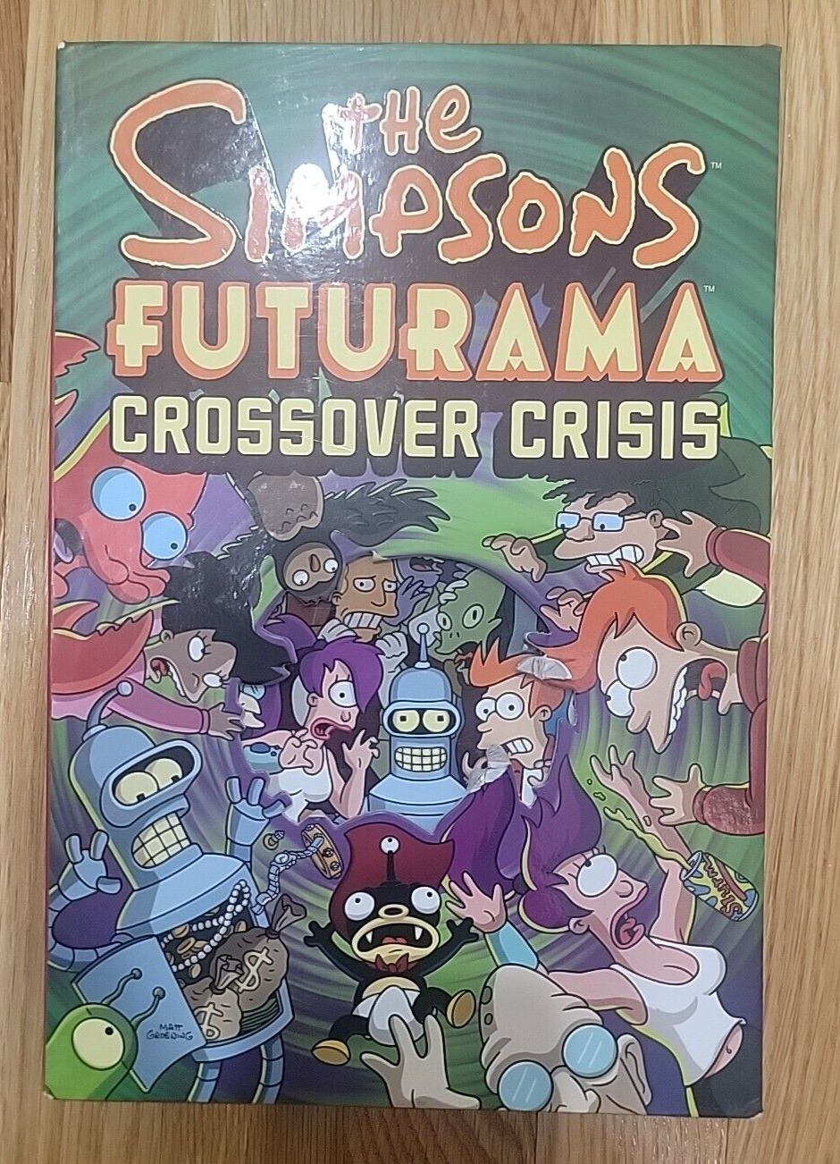 The Simpsons/Futurama Crossover Crisis w/ Slipcover - Hardcover - Excellent