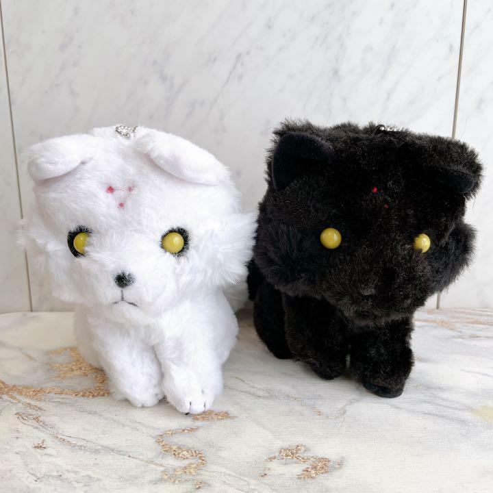 Jujutsu Kaisen Divine Dogs Plush Doll Set 2 Megumi Fushiguro MOVIC keychain New 
