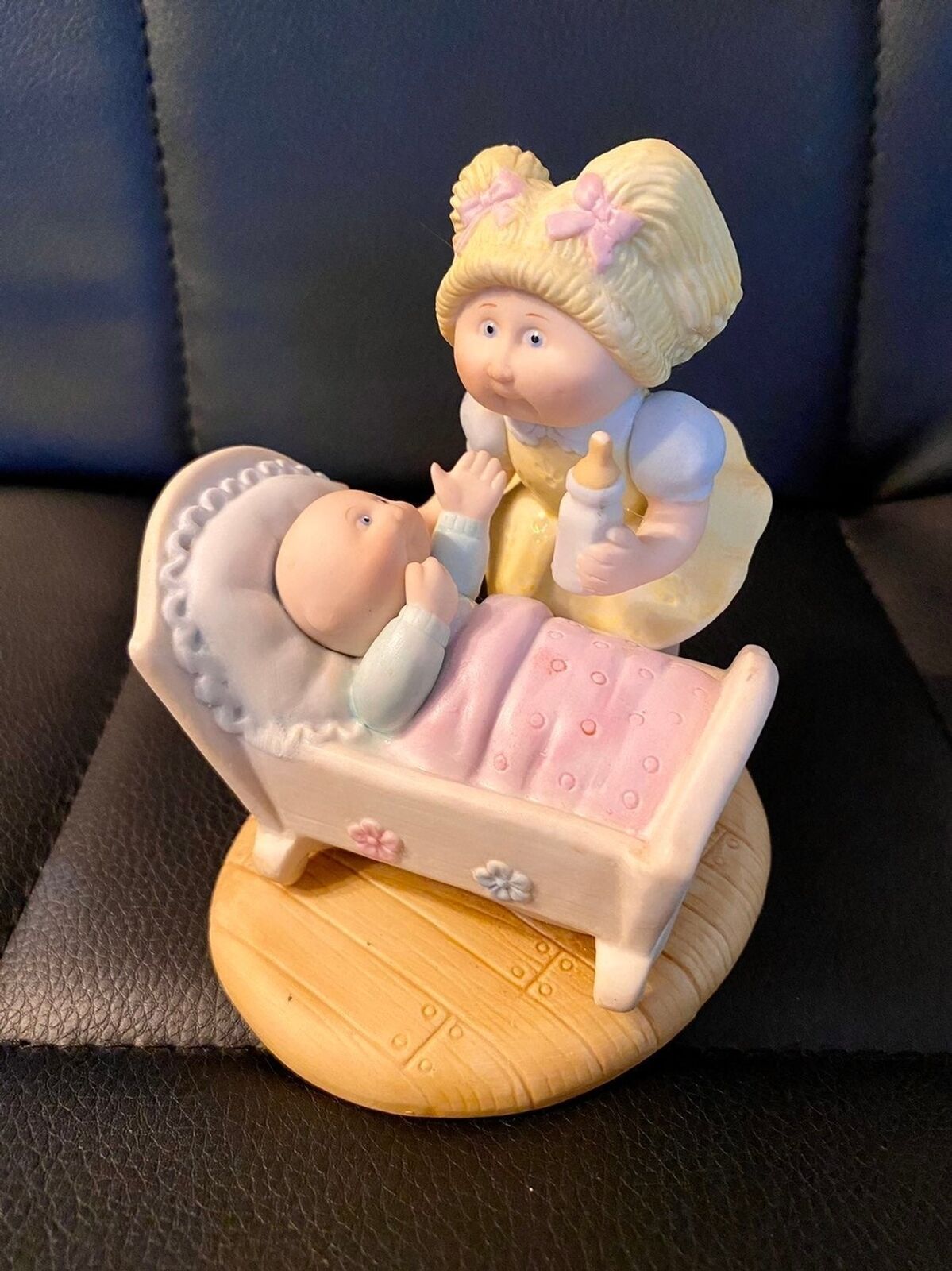 Vintage Cabbage Patch Kid ceramic figure bedtime girl baby porcelain 1984 vtg