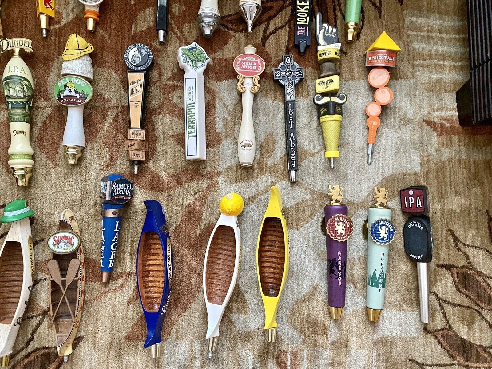 Lot Of 33 RARE Beer Tap Handles - FAST SHIPPING