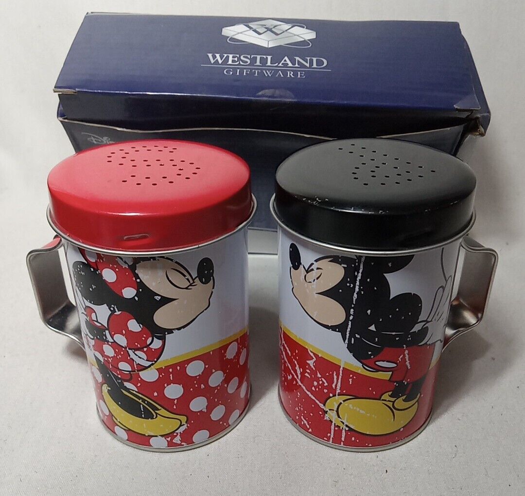 Westland Giftware Mickey And Minnie Salt And Pepper Shakera