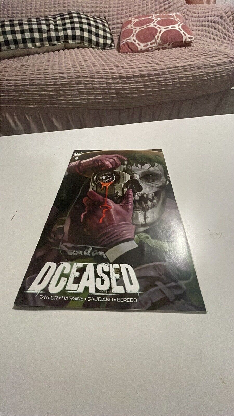 A PERFECT DCEASED COMIC, AUTOGRAPHED BY THE AUTHOR