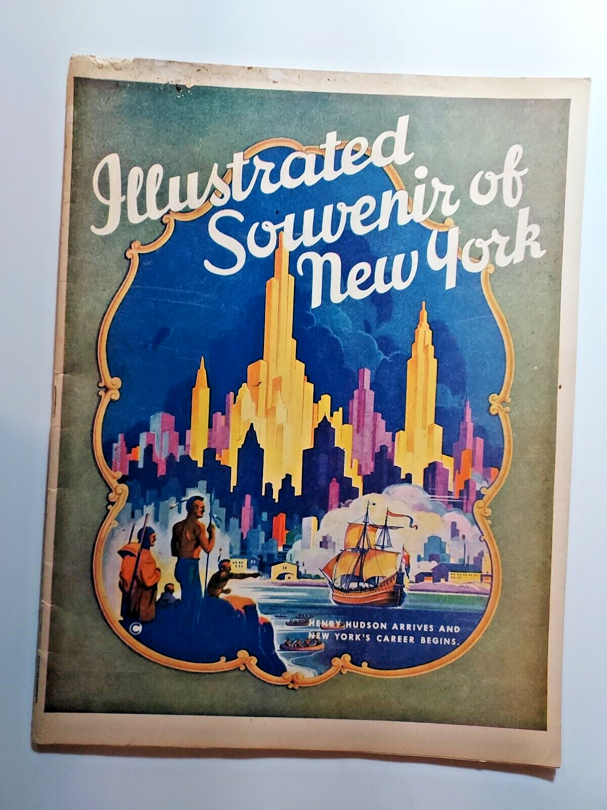 Illustrated Souvenir of New York 1946 Booklet Collectible History RARE