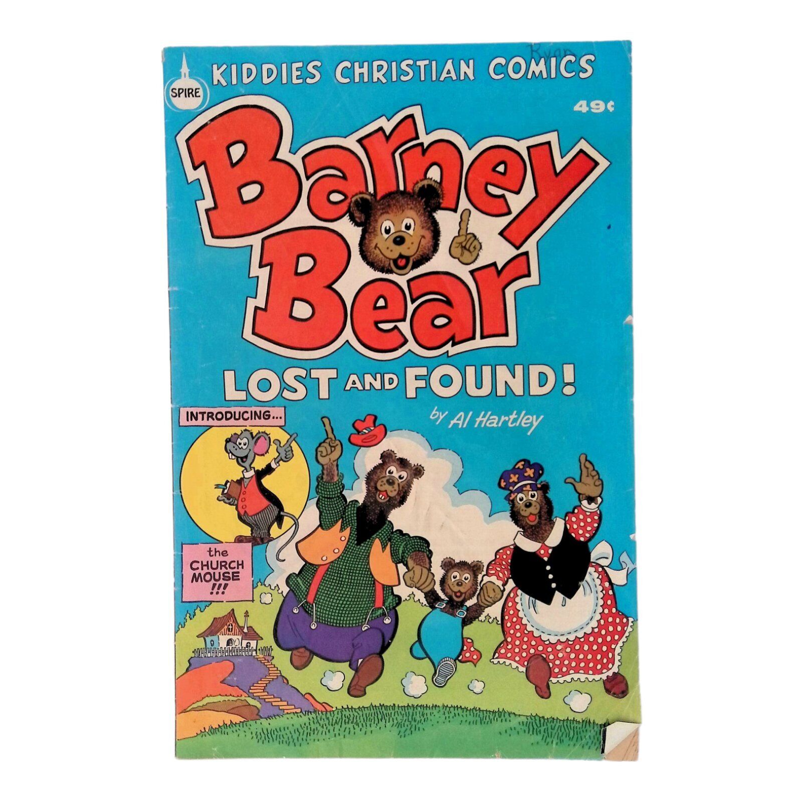 Barney Bear Lost and Found #1 Direct Edition Cover (1979) Fleming Comics