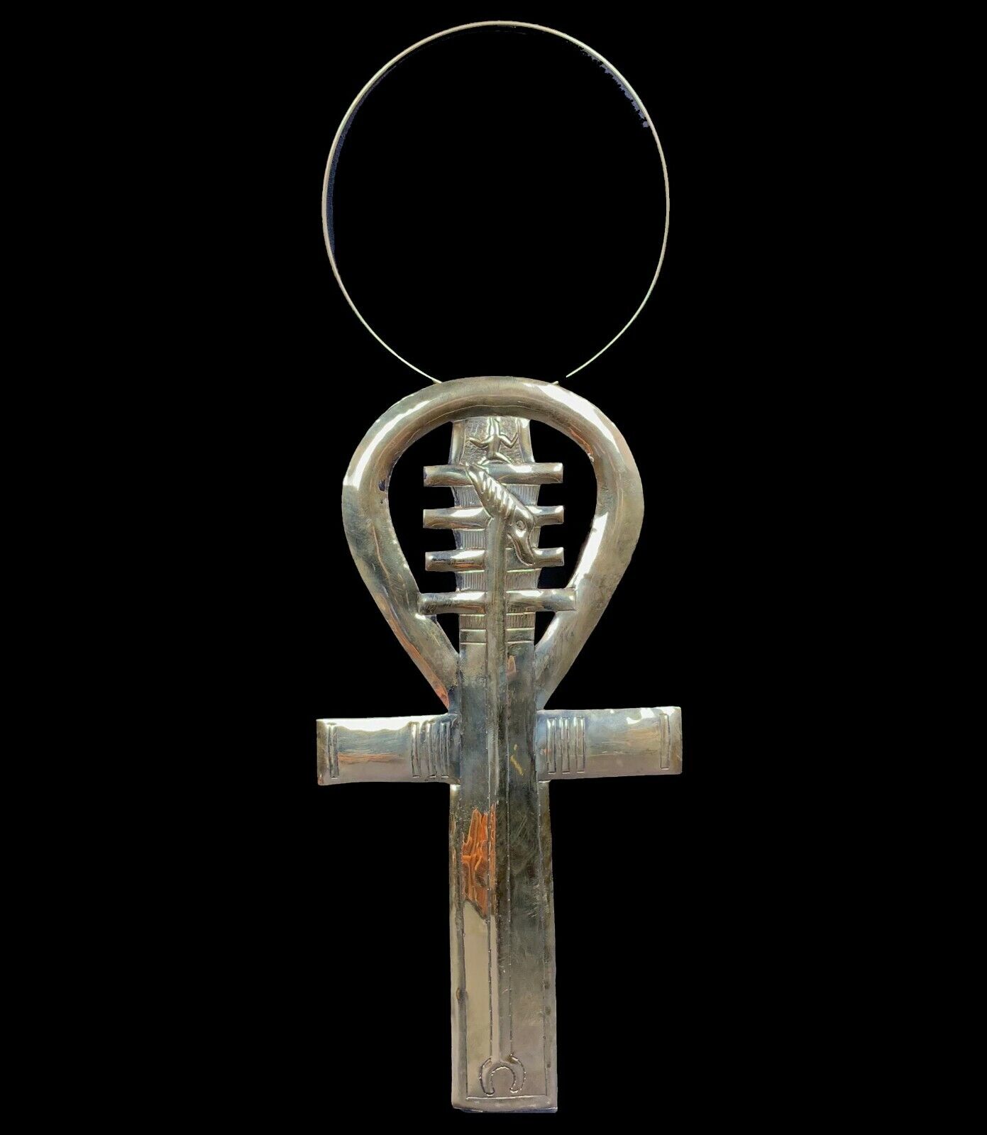 Gorgeous Handmade Egyptian Pendant of The Egyptian Ankh ( key of life )