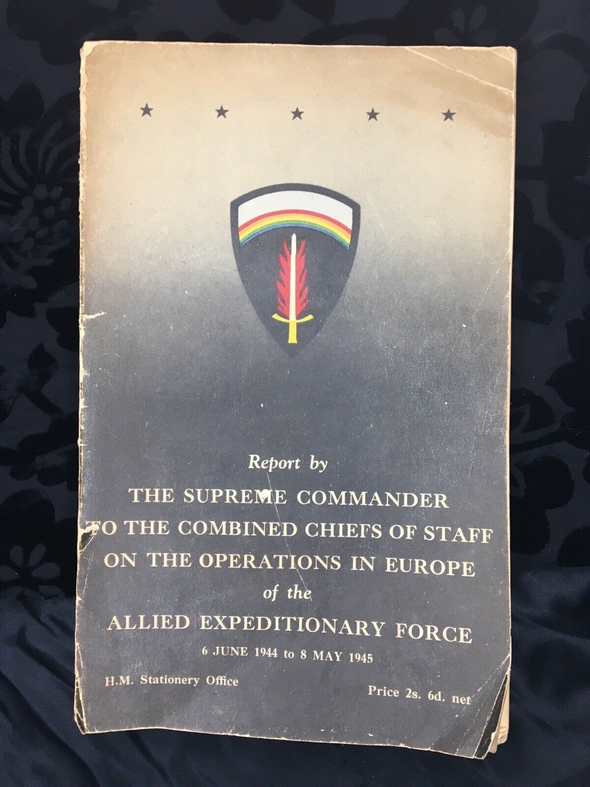 Collectors Original British First Edition-1946 Report by the Supreme Commander