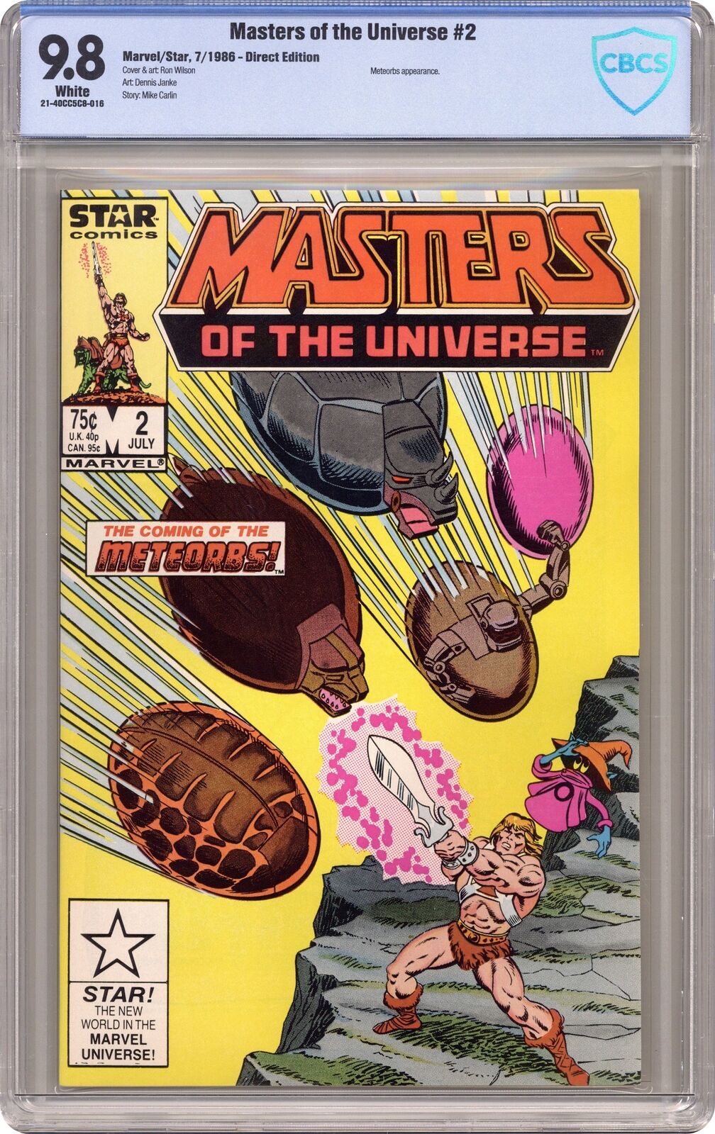 Masters of the Universe #2 CBCS 9.8 1986 21-40CC5C8-016