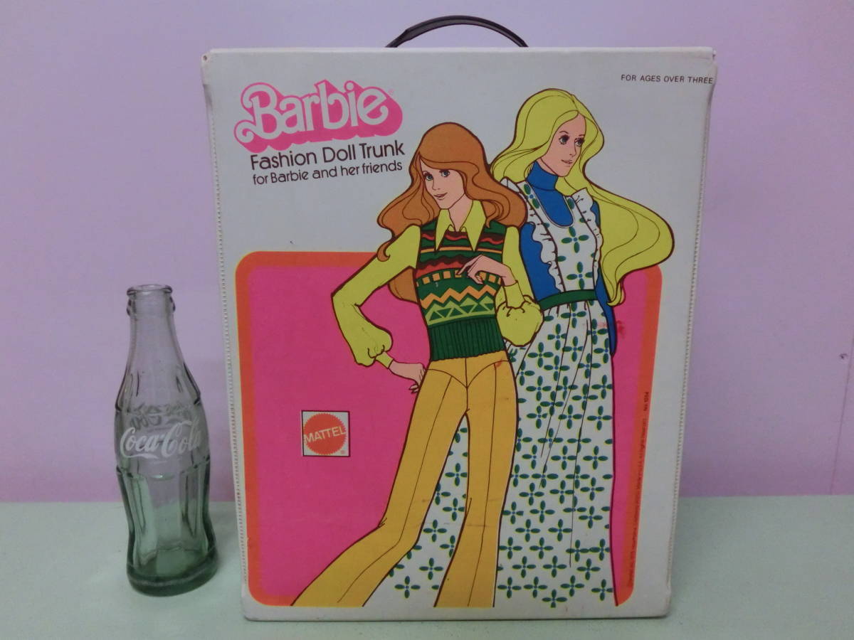 Barbie 1975 Vintage Doll Case Trunk Clothes Doll Storage Case Bag Barbie 70s V