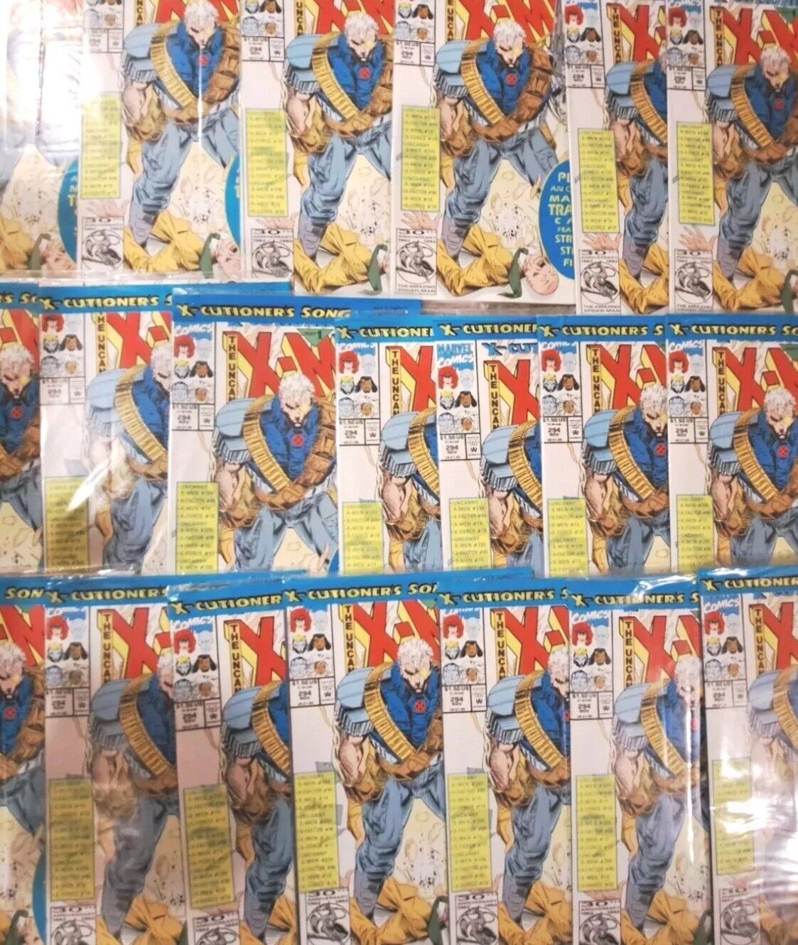 X-MEN #294 Warehouse Find Lot of (20) Still Bagged w/ card