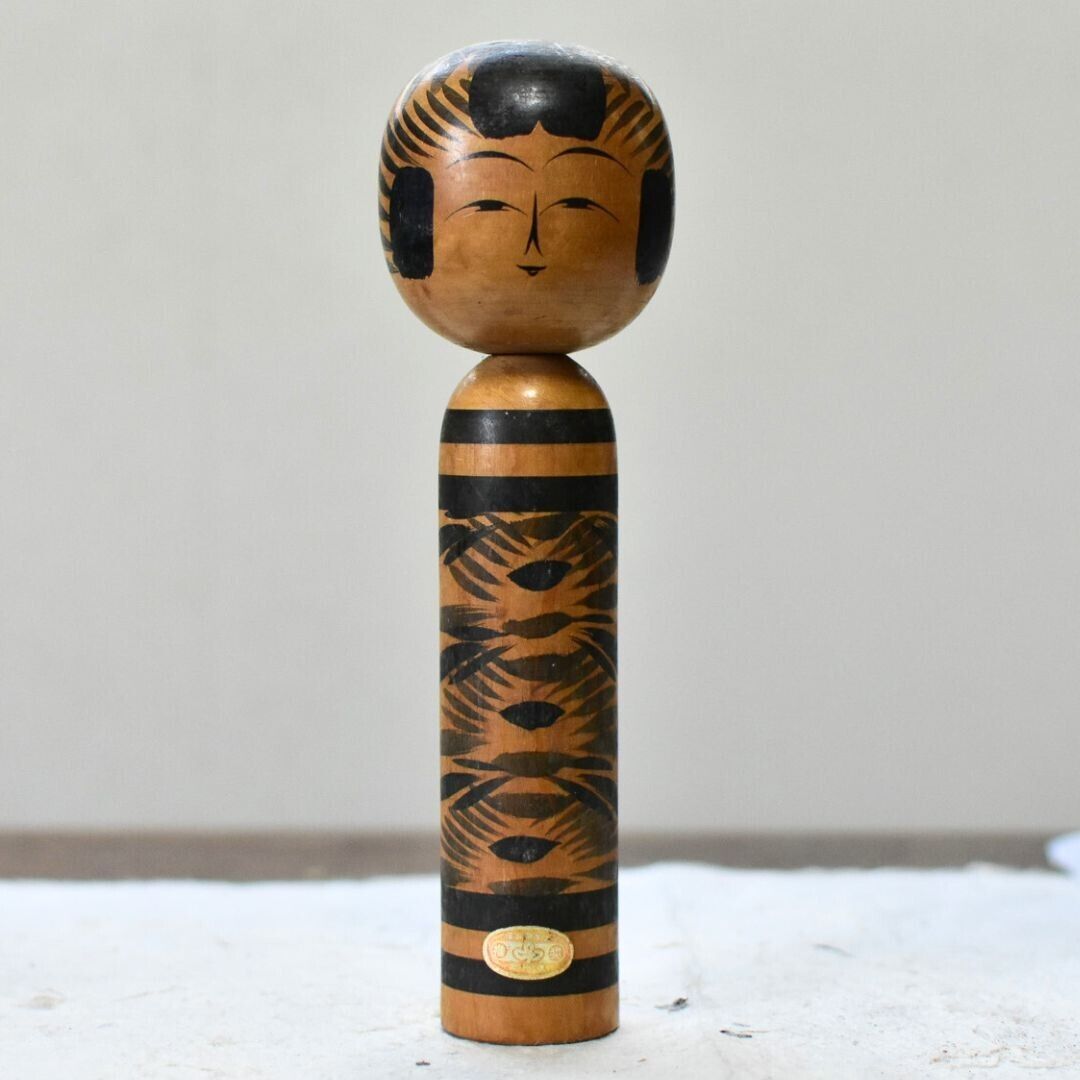 Traditional Kokeshi Doll 　1970, named by craftsman Takeji Yamao,296