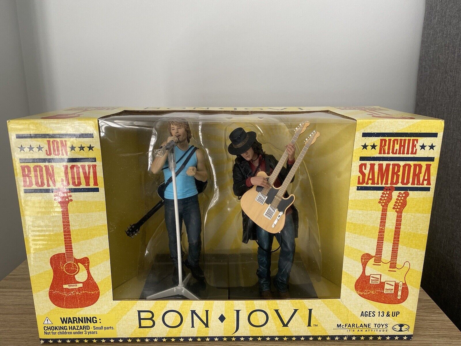 Jon Bon Jovi & Richie Sambora  Action Figures Toy Figurine Todd McFARLANE  NEW