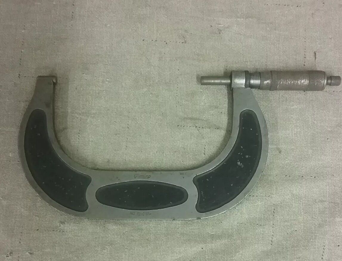 Vintage  Fleming Machine Co. Worcester, MA. Micrometer No. 1210