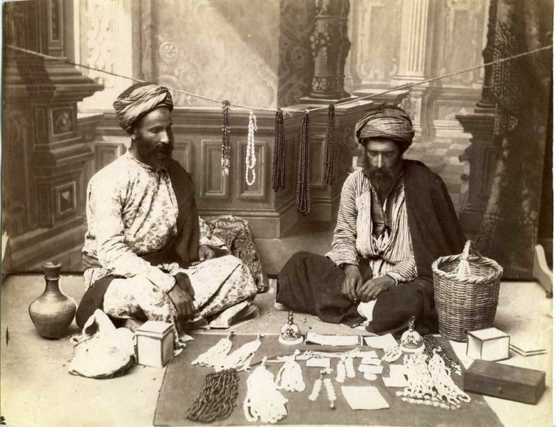 +++ 1880 Egypt/India MERCHANTS JEWELRY